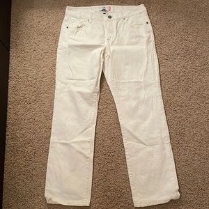 White cabi straight jeans